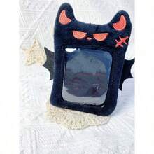 1pc New Creative Cute Plush Card Holder Rabbit/Bat Animal Design, Polyester Casual Universal ID/Card/Photo Case Accessory Gift Souvenir Car Accessories Bag Charm School Animal - 多色的 - 查看 8