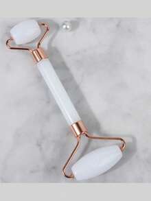 2Pcs Set Facial Beauty Massage Set, ABS Resin Material Double Head Roller Massage, Triangle Scraping Board, Soft Silicone Ice Mold, Body Gua Sha Massage Tools Set - View 21