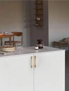 1/3/5pcs 96cm/128mm/160mmmKitchen Cabinet Handles Champagne Bronze Cabinet Pulls Kitchen Cabinet Hardware Gold Drawer Pulls For Cupboard Wardrobe - Multicolor - View 7