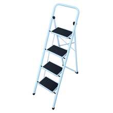 Gr8 Home 4 Step Ladder Folding Stool Non Slip Tread Heavy Duty Steel Foldable Home DIY - Foldable - View 1