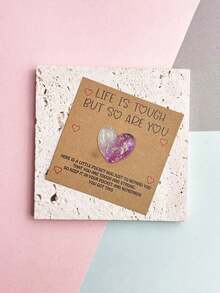 9 Sets/7 Sets/1 Set Of Heartwarming Resin Pocket Hug Cards - With Motivational Cards, Perfect For Birthdays, Weddings, Valentine's Day And Other Occasions - Thoughtful Mini Gifts, Conveying Encouragement And Greetings, Making It An Ideal Gift For Friends, Family And Guests - 多色的 - 查看 10