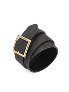 1pc New Buckle PU Leather Belt, Minimalist Casual Unisex Design, Suitable For All Seasons Daily Wear Or Gift - BH1027 - View 27