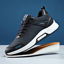 1双隐形增高鞋垫，隐形增高鞋垫，增高鞋垫，舒适增高鞋，增高6厘米，时尚男士增高鞋 - 寶藍色 - 查看 13