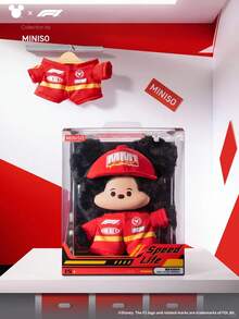 名创优品米奇F1赛车生活系列乙烯基人偶包包挂饰钥匙扣吊坠可爱卡通包包挂件背包装饰 - 彩色 - 查看 2