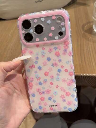 Ốp lưng điện thoại phong cách hoa lá mùa xuân nghệ thuật đầy màu sắc cho iPhone 17 Pro Max 17 Pro 17 16 Pro Max 16 Pro 16 15 Pro Max 15 Pro Aesthetics Fashion Floral Chống rơi vỡ Quà tặng cho bạn gái