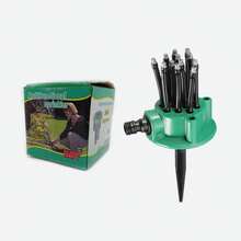 360° Auto Garden Sprinkler, Multi-Nozzle Garden Watering System With Adjustable Sprinkler Heads, Efficient Irrigation Tool, Water-Saving Design, Suitable For Yard And Lawn - Multi-head Sprinkler - View 6