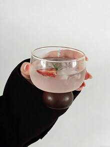 1 chiếc cốc thủy tinh đế gỗ cao cấp, kiểu dáng retro, thích hợp làm cốc cocktail, cốc rượu trái cây, cốc đồ uống, cốc cà phê, cốc trà chiều tinh tế, cốc nước văn phòng, cốc trà khách phòng khách. - Nhiều màu - Xem 10