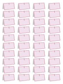 40pcs Pink Butterfly Shaped Foldable Place Cards, Suitable For Birthday Party, Wedding Reception, Dining Table Decor - Multicolor - View 11