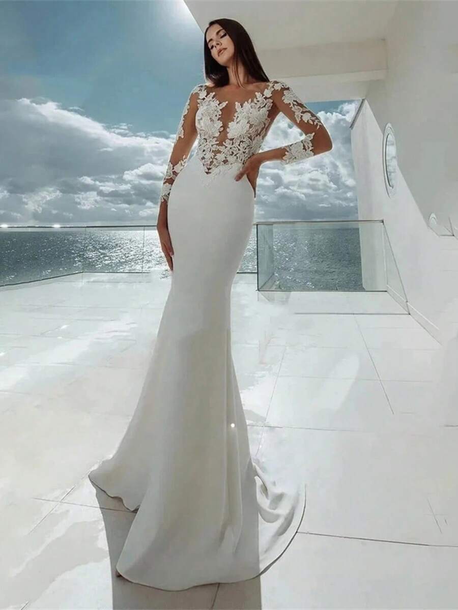 Vestidos de novia - Blanco - Ver 1