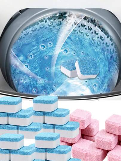 Washing Machine Drum Cleaning Foam Tablets, Washing Machine Descaling Tablets, Deep Cleaning Foam Tablets, Suitable For Drum And Agitator Washing Machines, Toilets And Septic Tanks Descaling