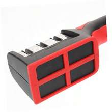 Multi-Functional Professional Knife Sharpener Suitable For Serrated And Straight Knives - Black and Red - View 3