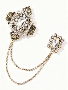 1 chiếc ghim cài áo tua rua dành cho nữ - Ghim cài cổ áo sơ mi/áo khoác bằng dây ngọc trai cổ điển, có thể cá nhân hóa - Món quà hoàn hảo - Nhiều màu - Xem 9