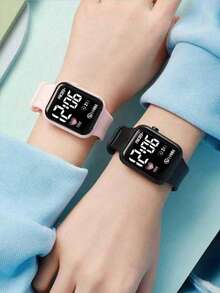 6 pièces Ensemble de montres, Nouveau style 2026, Populaire pour femmes, Montre ornée de diamants en forme de cœur, Disponible en plusieurs couleurs. Parfait pour offrir ou pour un usage personnel, Convient pour un port quotidien et pour les occasions spéciales. - Multicolore - Voir 4