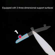 10pcs 3D Double Eyelid Tapes, Waterproof, Recommended For Beginners, Invisible, Natural, Sweat-Proof - Multicolor - View 4