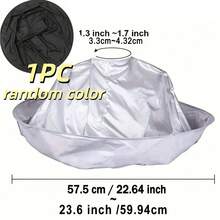 1件装不粘理发披肩/剃须围兜，专业理发师围裙，防静电防水理发围兜，适用于家庭沙龙，可调节尺寸，1件装 - 舒適款 - 查看 13