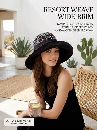 Reversible Bucket Hat, Sun Hat For Spring/Summer, Versatile Travel Beach Hat For Women