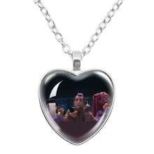 Magical Girl Group Time Gem Heart Necklace - Multicolor - View 7