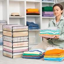 Lifewit 14L Clear Sheet Storage Bags With Zipper 3 Pack, Plastic Sweater Storage Bins For Clothing, Vinyl Foldable Clothes Containers Organizers For Closet, Blankets, Bedding 15.7 X 13.8 X 3.9 Inch - ColorA - 查看 7