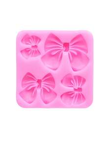 1pc Pink Liquid Silicone Material Silicone Mold, Bowknot Shaped Silicone Mold, Resin Jewelry Accessories Mold, Suitable For Making Resin Jewelry Accessories, Headwear, Hollow Out Clogs, Phone Cases And Other Decorative Accessories - Bow - View 16