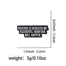 I DON'T NEED YOUR Quotes Enamel Pins Funny Black Phrase Brooch Lapel Pin Badge On Backpack Clothing Accessories Fashion Jewelry Friends Gifts - Black - View 16