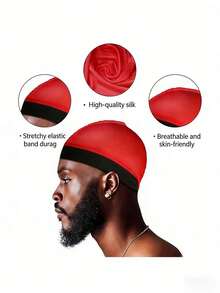 2pcs Moisture Wicking Headband, Quick Dry Sports Headband, Letter Print Hip Hop Style Headband, Unisex Skull Cap Pirate Headwear - A - View 3