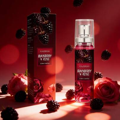 20毫升玫瑰香氛身体喷雾，无酒精，持久留香，清新淡雅，甜美多汁的果香花香调，活力少女适用，可用于衣物和身体，大容量，价格实惠，东方美食香调，铃兰，玫瑰，适合日常生活、工作、聚会等场合，也是馈赠佳品。