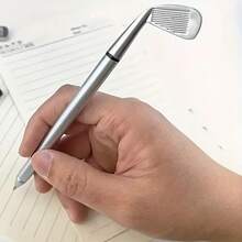 1 pieza, 3 piezas, 6 piezas, Bolígrafo de regalo creativo de golf con bolígrafo de plástico con forma de palo de golf - multicolor - Ver 6