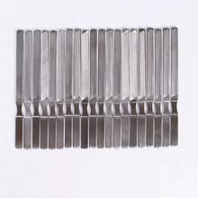 2pcs Finger Skateboard Tools, Smooth Cutting Edge, Sandpaper, Anti-Slip Mat, Designed For Finger Skateboard - Silver - View 6