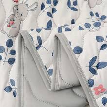 1 chiếc chăn bông siêu mềm mát lạnh - Bộ đồ giường nhẹ dùng được cả bốn mùa với họa tiết hoa văn caro hiện đại, 100% polyester, có thể giặt máy, phù hợp cho giường đơn/đôi, khách sạn, cắm trại và trang trí nhà cửa, bộ đồ giường cao cấp khách sạn | Thiết kế chần bông hiện đại | Công nghệ dập nổi sóng âm - màu xanh da trời - Xem 8