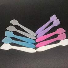 10 piezas Espátula de crema PP, Cuchara para mascarilla y crema para ojos, Cuchara para crema cosmética - Multicolor - Ver 8