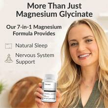 500mg Magnesium Supplement - Supports Sleep, Bone, And Mood Health - Contains 7 Absorbable Forms Of Magnesium - 120 Capsules - 1 chai - Xem 4