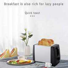 2-Slice Toaster With 6 Temperature Settings And Extra-Wide 1.18-Inch Slots For Bagels, Waffles, Specialty Breads, Puff Pastries, Snacks With Slide-Out Crumb Tray, Cancel Button - 查看 6