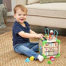 CdbdfsLeapFrog Touch And Learn Electronic Musical Light-Up Wooden Activity Cube Toy Animal Themed Ages 1 And Upfhrsdf - As Pic - View 7
