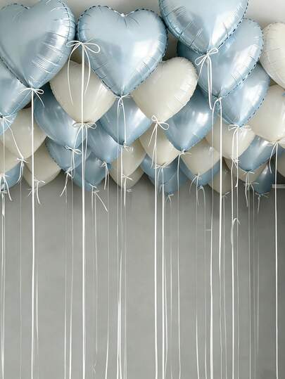 Bộ 33 bóng bay màu be và xanh nhạt, thích hợp trang trí tiệc, trang trí tiệc cưới tối giản, phù hợp cho Ngày Valentine, sinh nhật, đám cưới, lễ đính hôn, chụp ảnh ngoài trời, tiệc mừng em bé, tiệc nông trại, cổng bóng bay, tiệc tiết lộ giới tính, tự tay trang trí.