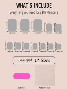 24pcs Glossy Short Square Press-On Toenails, White French Style Fake Toenails With Rhinestone Design, Full Coverage Pink Acrylic Toenails, Women Nail Art Supplies - White - View 2