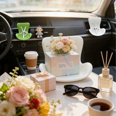 1 chiếc kẹp trang trí cửa gió điều hòa ô tô mini dễ thương, thiết kế ghế an toàn, đồ trang trí nội thất ô tô bằng vải nhung, dây đeo có thể điều chỉnh, phụ kiện trang trí cửa gió điều hòa ô tô màu hồng đa năng, phụ kiện bảng điều khiển ô tô hoạt hình, phù hợp với cửa gió điều hòa ô tô.