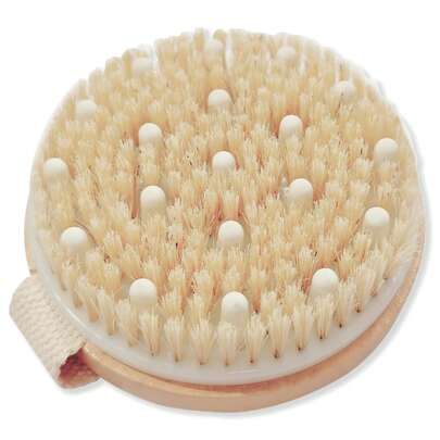 Bàn chải chà xát toàn thân bằng tre - Bàn chải massage tẩy tế bào chết khô và ướt, bao gồm các đầu massage chất lượng spa, lông bàn chải 100% tự nhiên giúp làm sạch sâu và chăm sóc mỡ lưng.