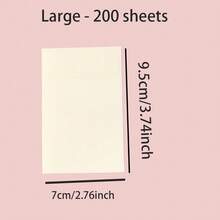 200pcs/150pcs Transparent Memo Pads, Waterproof Reusable Sticky Notes For Notebooks, Diaries, School & Office Supplies, Suitable For Note-Taking And Annotation In Books And Documents - Transparent - View 12