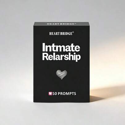  HEART BRIDGE Couples Deep Conversation Cards | Tabletop Card Game | 50 Thought-Provoking Questions For Emotional Connection | Fun Game For Date Night, Anniversaries, Holiday Gifts (Halloween, Christmas, Valentine's Day) | Perfect Relationship Gift For Him & Her