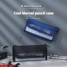 Disney Marvel Pencil Case, Student Stationery Box, Minimalist High-Quality Spider-Man Pencil Box, Multi-Functional Large Capacity Pencil Bag - Single Piece - View 7