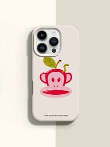 Official Licensed Paul Frank Liquid Silicone Phone Case, Full Body Shock-Proof Camera Protection, Monkey Pattern For IPhone 13/14/15/16/17 Pro Max, New Design - Multicolor - View 2