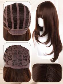 Tóc giả kiểu Lolita có mái, tóc dài xoăn, sợi tổng hợp chịu nhiệt, thích hợp cho nữ, dịp Giáng sinh, Năm mới, Lễ hội Carnival và các hoạt động âm nhạc khác. - Nhiều màu - Xem 6