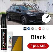 HGKJ Bộ 4 bút sơn dặm nhiều màu cho xe hơi, bút sửa chữa vết xước xe, chất lượng cao, sửa chữa vết xước sâu, che phủ vết bẩn và vết xước trên xe, dễ sử dụng, dụng cụ làm đẹp xe, giúp xe của bạn trông như mới, dụng cụ bảo dưỡng xe thiết yếu, sơn sửa chữa vết xước khô nhanh. - Nhiều màu - Xem 25