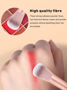 24件套化妆工具套装，包含：11支化妆刷套装+4个迷你气垫粉扑+4个迷你化妆海绵+2个云朵棉粉扑+2个三角粉扑+1个化妆刷清洁工具，一应俱全，新手友好 | 方便旅行携带，送礼佳品 | 新手/女性的完美之选 - 彩色 - 查看 4