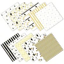 12pcs Graduation Theme Scrapbook Paper Pad, 6X6 Inches Decorative Craft Paper With Graduation Cap Pattern For Card Making, Origami & Photo Album Decor, Scrapbooking Supplies - B - View 3