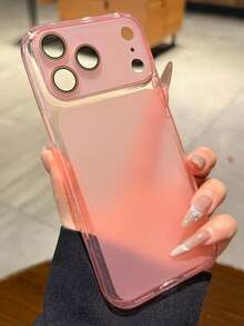 Minimalist Ice Feel Matte Transparent 360 Magnetic Bracket Holder Case Compatible With IPhone 17 Pro 17 16 Pro Max 16 Pro 16 15 Pro Max 15 Pro Max 15 Pro 15 14 Pro Max 14 Pro 14 13 Pro Max 13 Pro 13 12 Pro Max 12 Pro 12 11 Clear Camera Lens Protector Shockproof Cover - Matte Powder - View 7