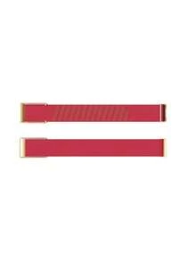 5.0 Super Luxury Braided Watch Band - Fit For 5.0/MG - ECG Compatible, High-Quality Accessory For Health & Fitness Wearable Devices - Premium Metal - Hot Pink - View 5