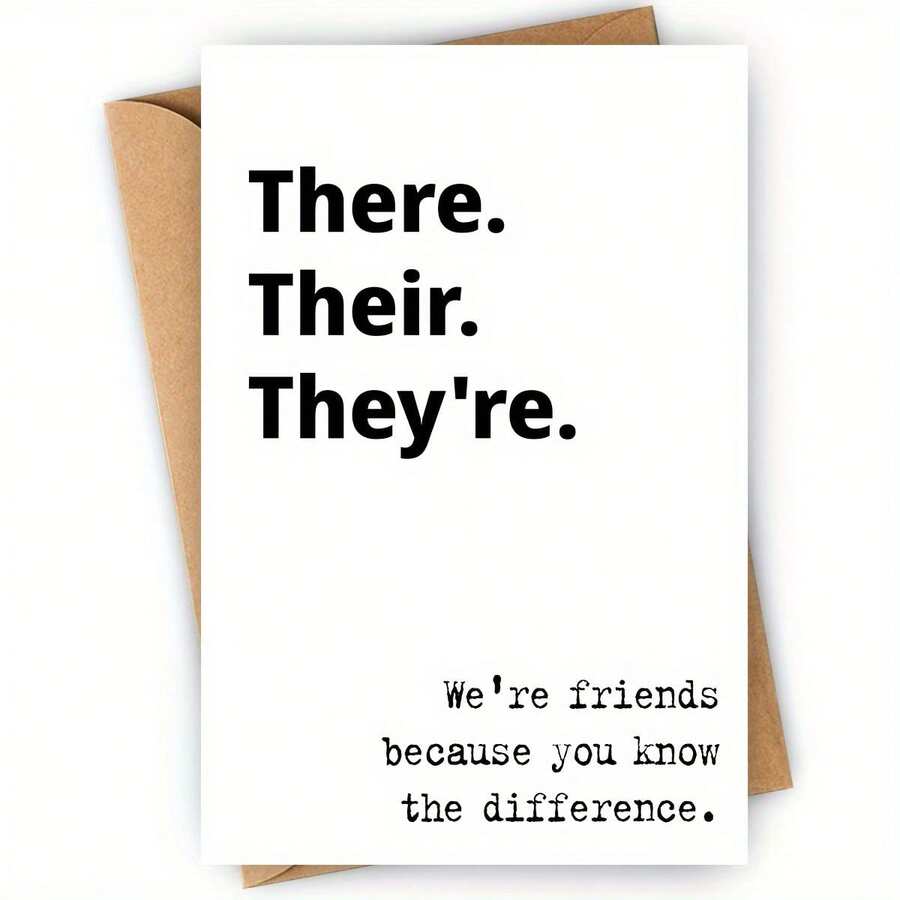 Funny Birthday Card For Best Friend - Humorous Long Distance Friendship Design, Warm Blessing, Unique Gift For Sisters, Friends, Family - Suitable For Any Occasion - A - View 1