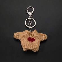 1pc Mini Sweater Keychain, Backpack Charm, Cute Bag Accessory And Phone Charm - Multicolor - View 9