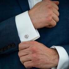 Twist Braid Knot Cufflinks For Men Women In Gift Box Sier En Mens Cuff Links Jewelry For Wedding Party Daily Office Busin Events Tuxedo Dr - 銀色 - 查看 2
